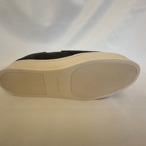 Vince Women's Warren Flannel Wool Platform Sneaker Slip On Shoe in Gray Size 9.5 - Picture 9 of 11